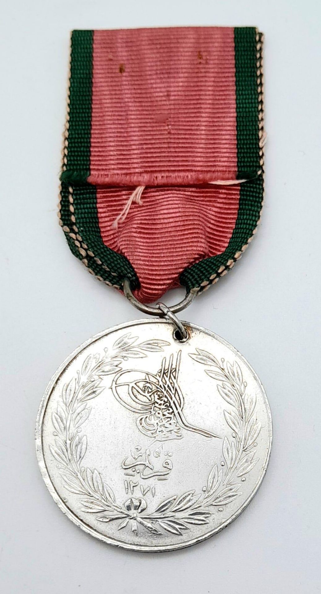 Turkish Crimea Medal 1855 (Sardinian obverse) with double-ring suspension named to: No 3422 John - Bild 5 aus 13