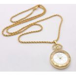 A BRAND NEW "COINWATCH" WITH 2 YEAR GUARANTEE . A PENDANT WATCH WITH A GENUINE COIN AS THE DIAL ,