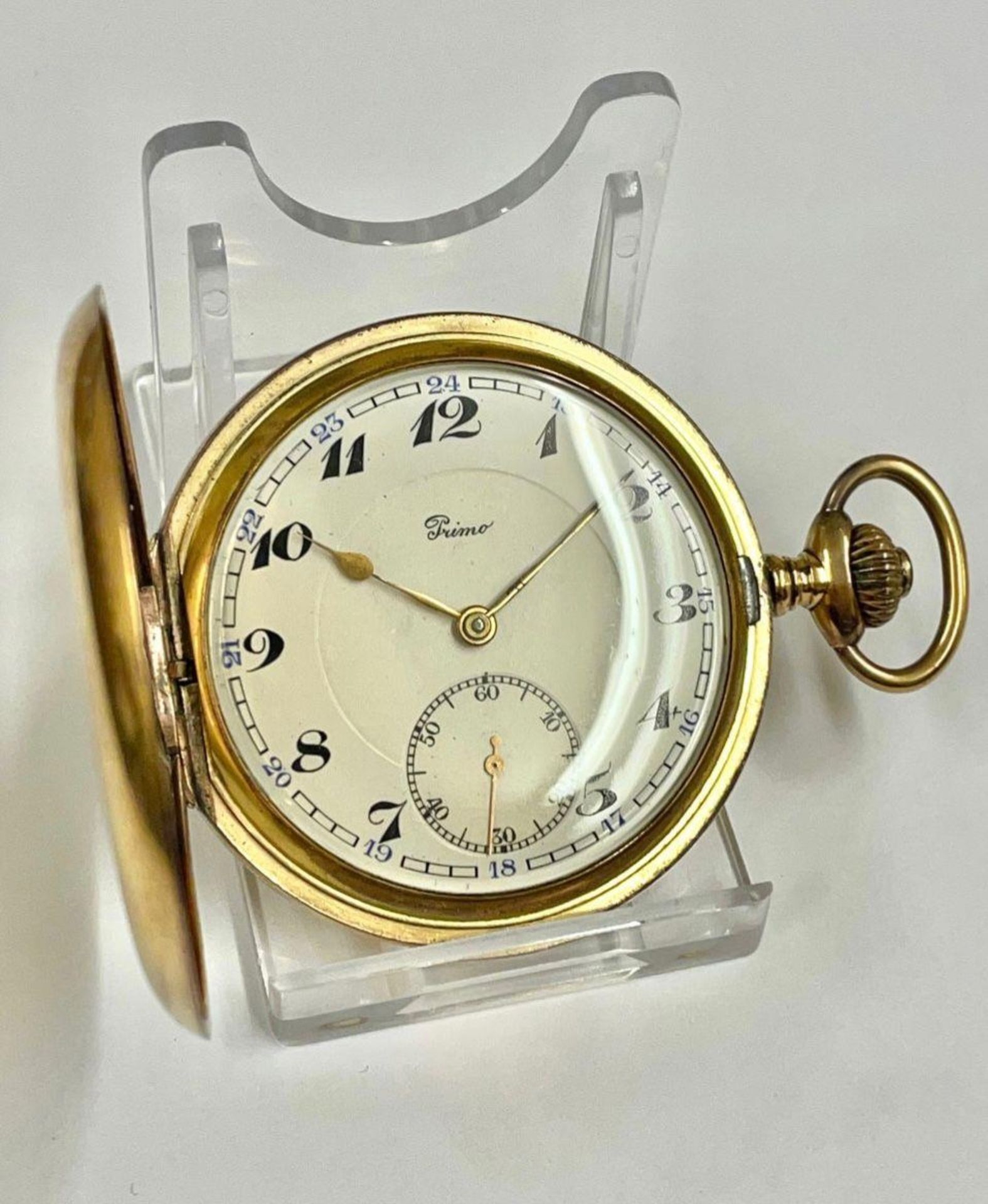 Vintage gents full hunter pocket watch ( working ) - Image 4 of 8