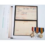 A 1914/15 Trio consisting of the 1914/15 Star, British War Medal and Victory Medal, all named to: