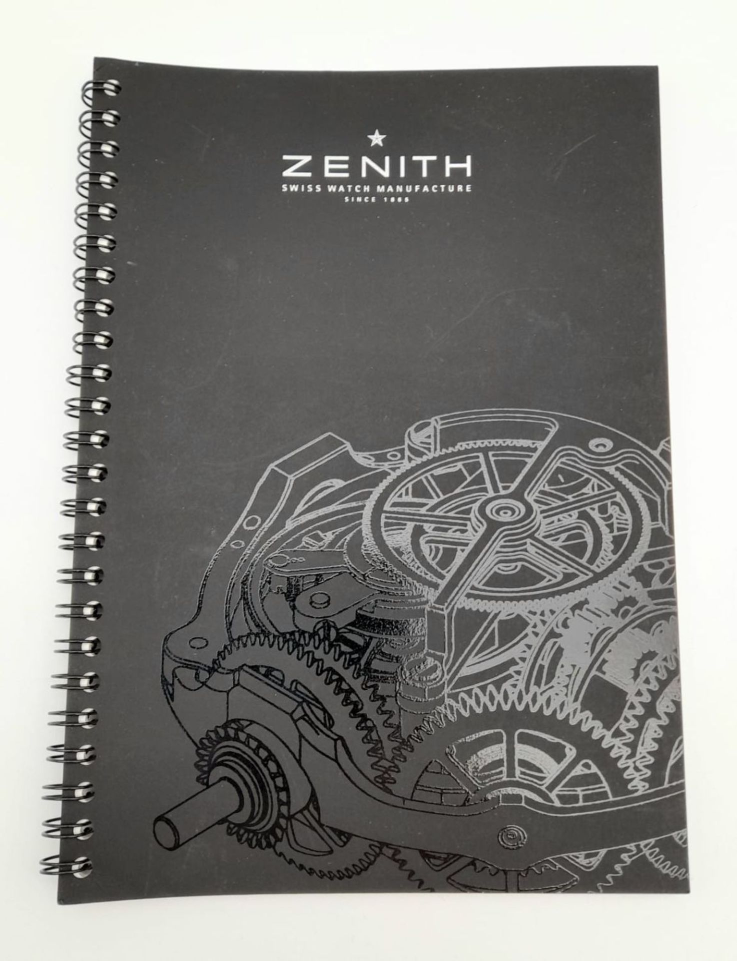 COLLECTION OF 2X ZENITH WATCH COMPANY NOTEBOOKS WITH A ZENITH BOOKMARK - Image 9 of 16