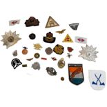 Bag of 30 Miscellaneous Military Badges, Patches etc.