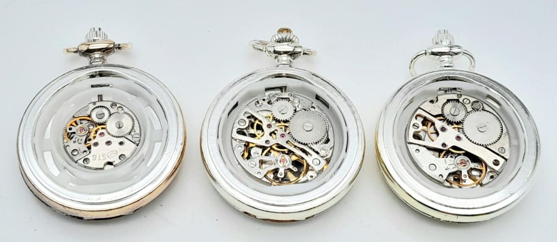 A Parcel of Three ‘Eddie Stobart Transport’ Manual Wind Silver Plated Pocket Watches. Names Include; - Bild 6 aus 10