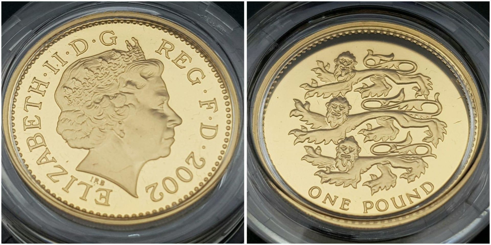 A Breathtaking Limited Edition 2002 Golden Jubilee 22K Gold Proof Coin Set. This set contains a - Bild 15 aus 21