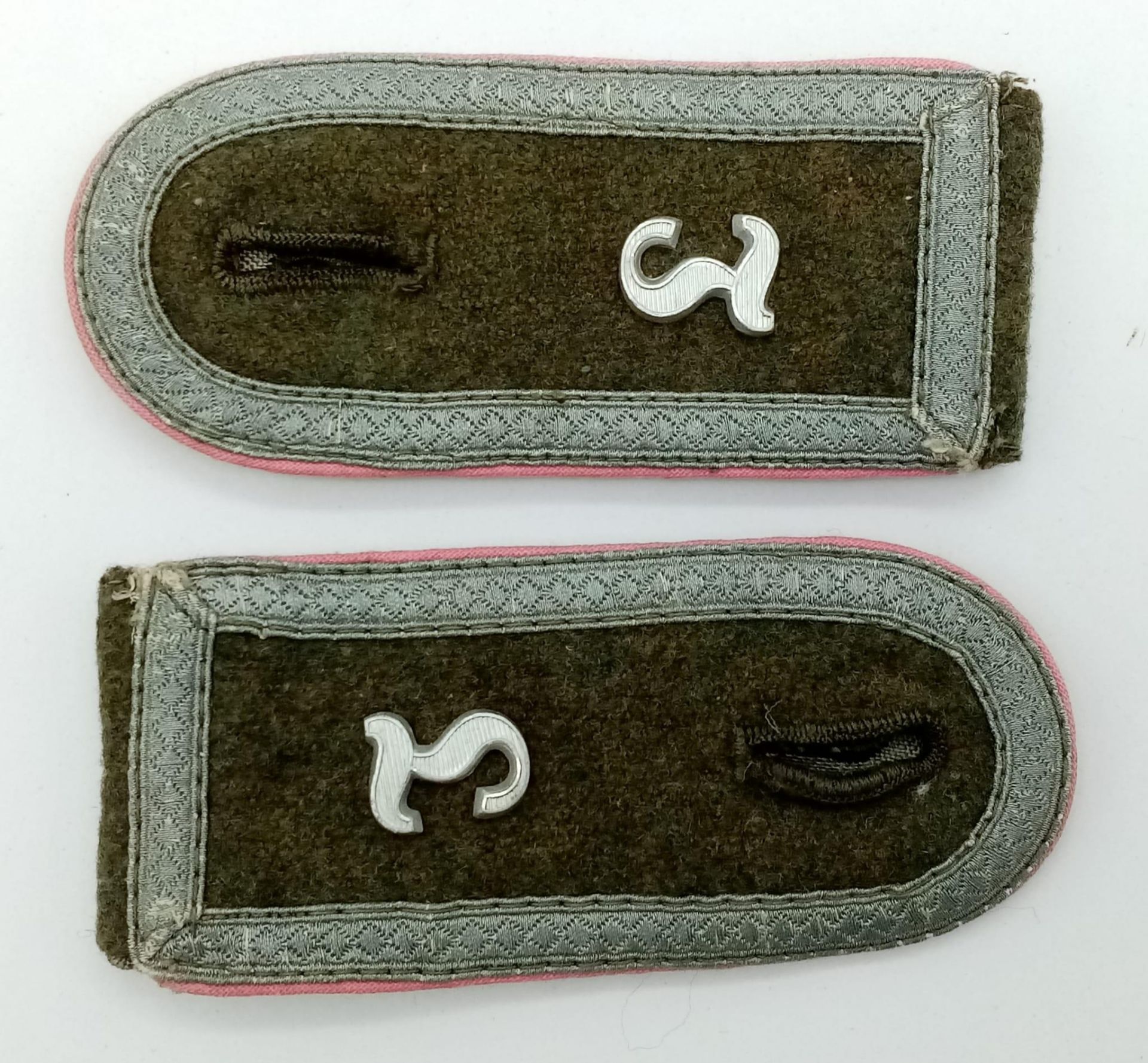 WW2 German Panzer Unteroffizer Shoulder Boards for the Panzer Lehr Abteilung (Tank Training - Bild 2 aus 3