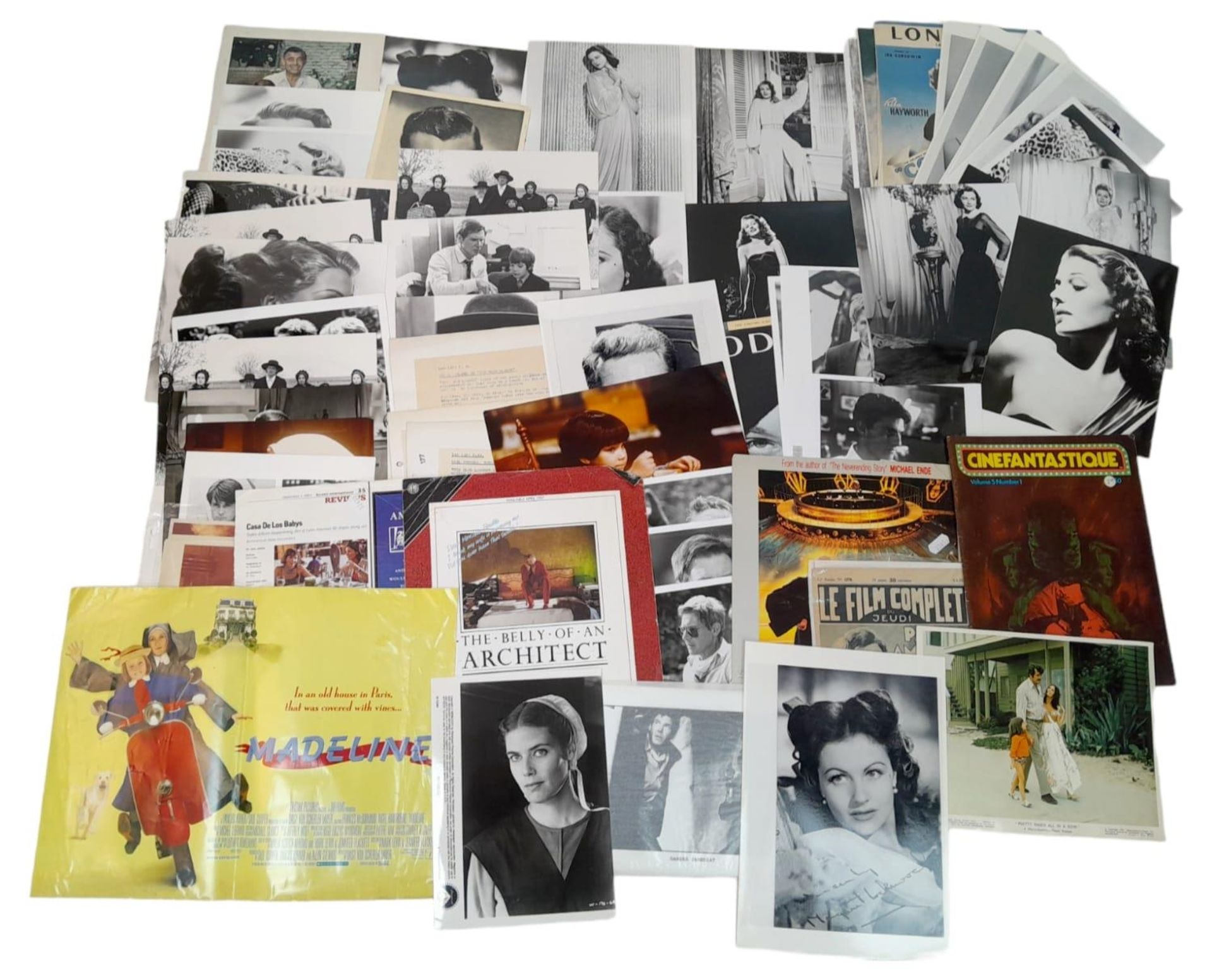 A Mixed Lot of Hollywood Publicity Photos - Includes Harrison Ford, Rita Hayworth, Gary Cooper and