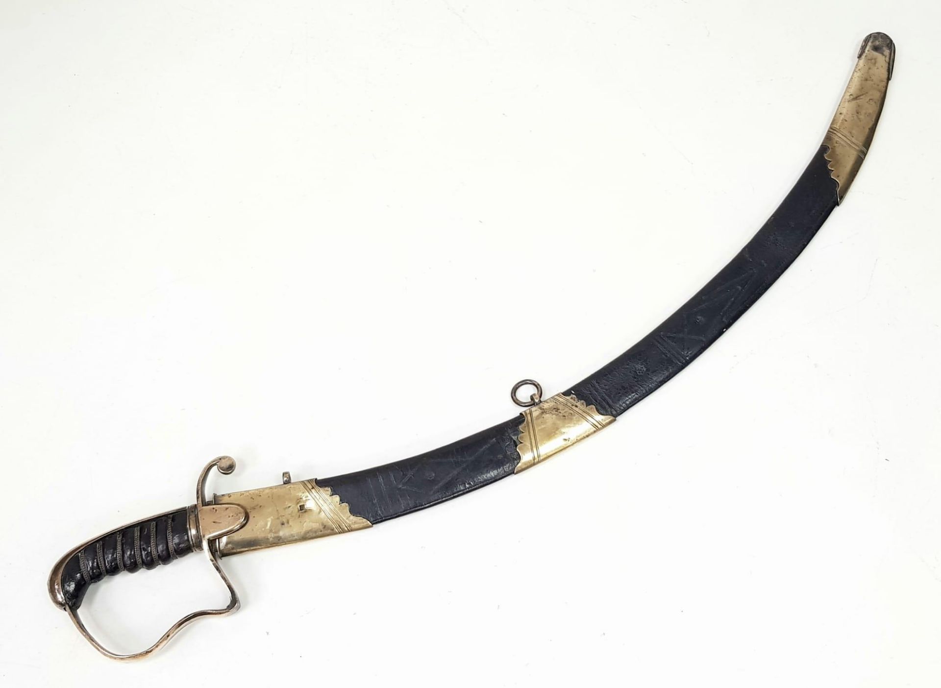 A Rare 1796 Curved OSBOURNE warranted sword. An original sword in very good condition, with hilt - Bild 6 aus 15