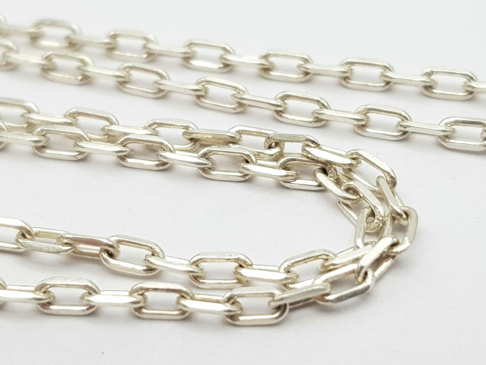 A Vintage Kenzo Heart Pendant Necklace. 50cm Length 950 Silver Chain. Pendant Measures 3.5cm Wide. - Bild 4 aus 11