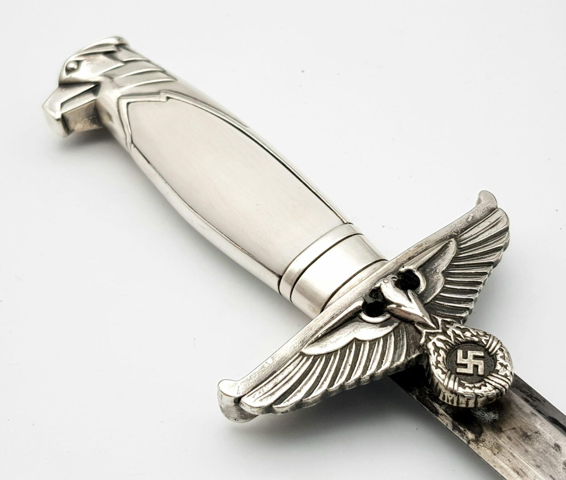 A WW2 German Diplomats Dagger - these stylish daggers had fake mother of pearl handles. This is a - Bild 3 aus 7