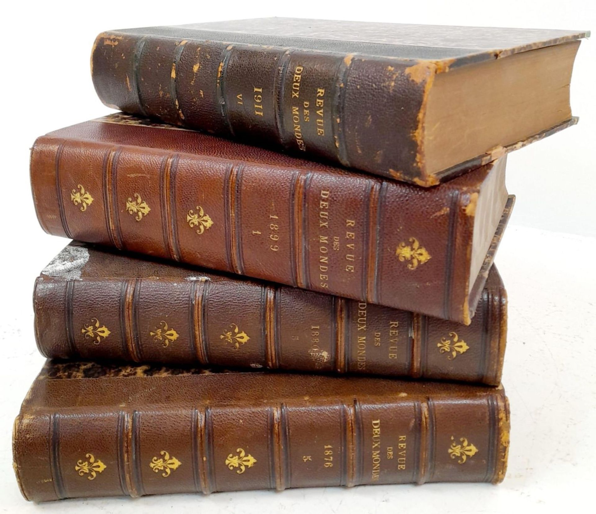 A Set of Four French Antiquarian Books - Revue des Deux Mondes. - Bild 2 aus 5