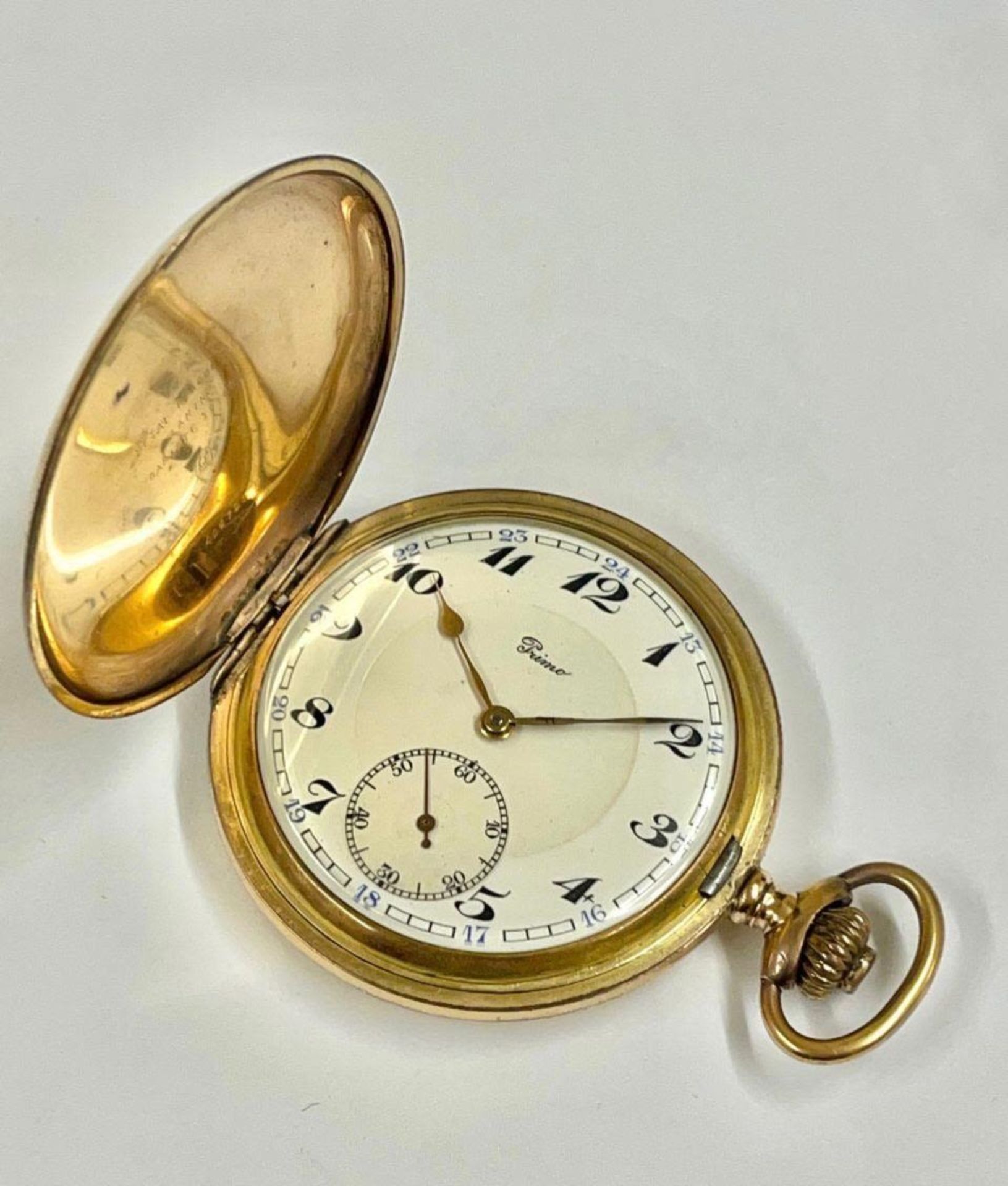 Vintage gents full hunter pocket watch ( working ) - Image 8 of 8