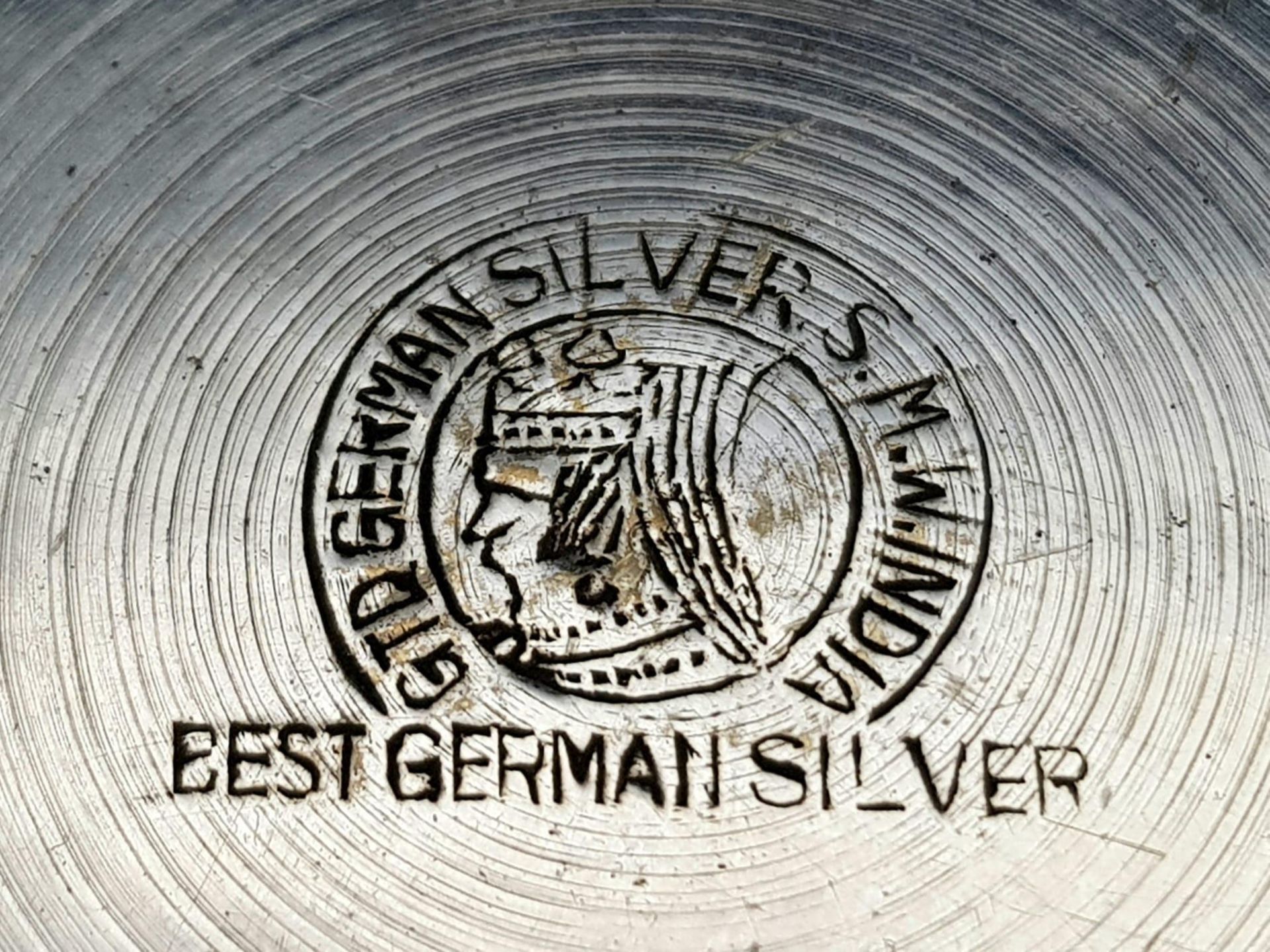 2x vintage German silver bowls. Total weight 160.1G. Diameter 9.2cm, height 6.5cm. Please see photos - Bild 8 aus 10