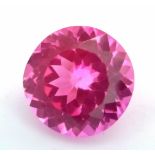 A Beautiful 18ct Pink Kunzite Gemstone. Round cut. No visible marks or inclusions. No certificate so