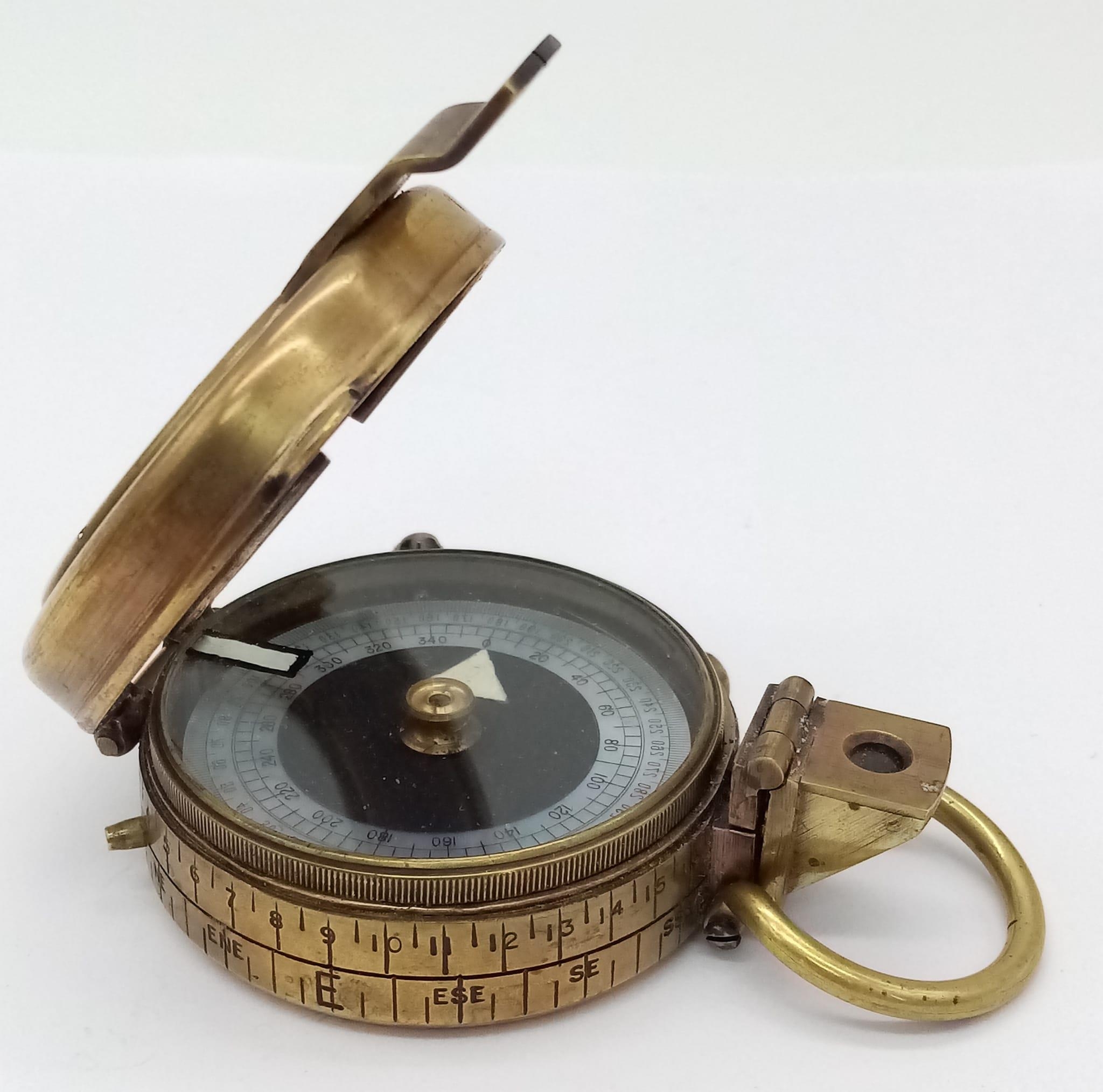 WW1 British Officers Compass Dated 1916 - Image 3 of 6