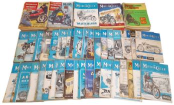 A Collection of Over 50 Vintage Motorcycle Magazines.