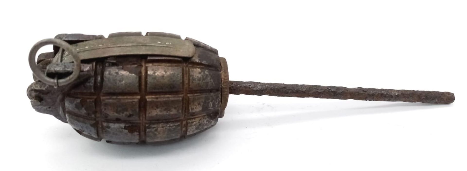 INERT. WW1 British N° 23 Rifle Grenade with Inner and Rod Base Dated 1916. H & T Vaughan