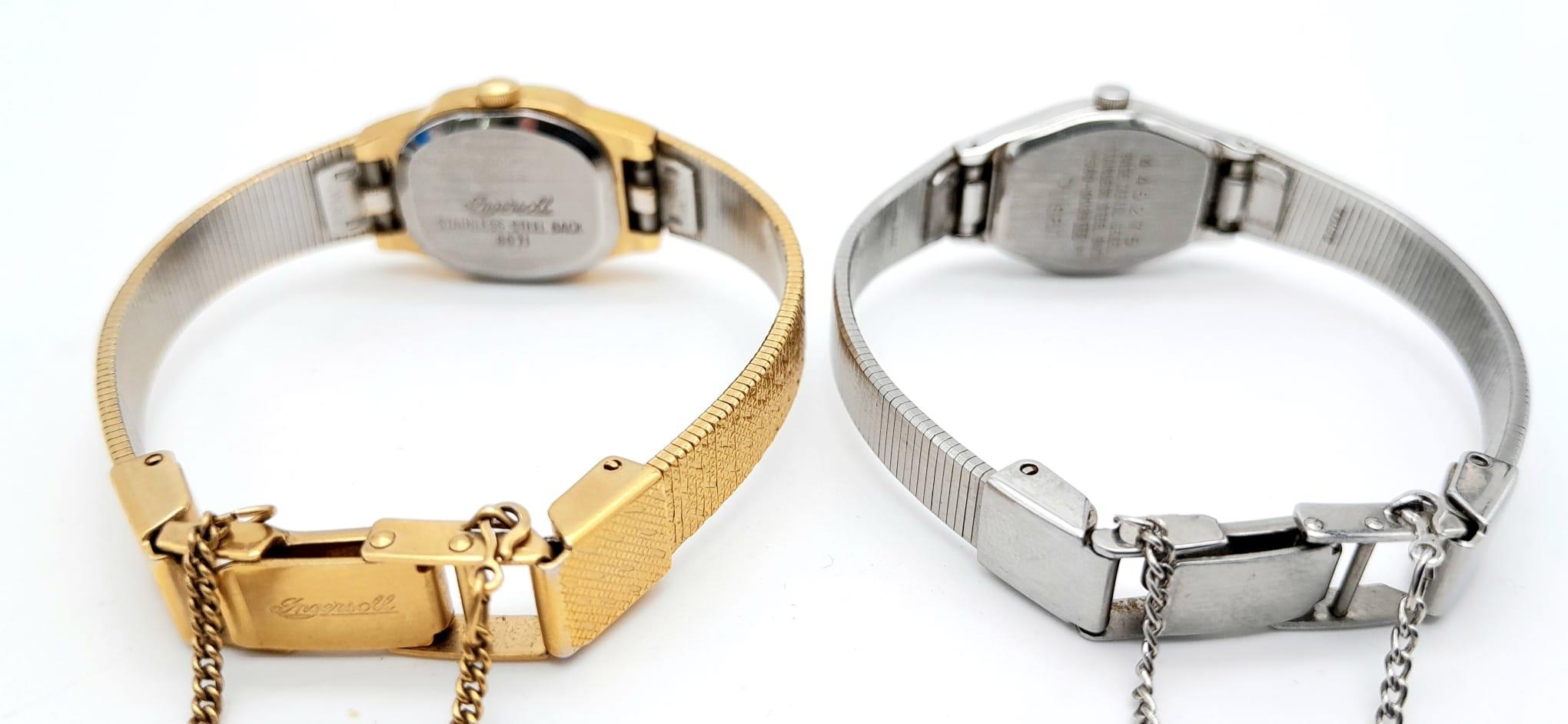 Two Ladies Dress/Cocktail Watches, Comprising 1) A Silver and Gold Tone Pulsar Quartz Watch (16mm - Image 8 of 11