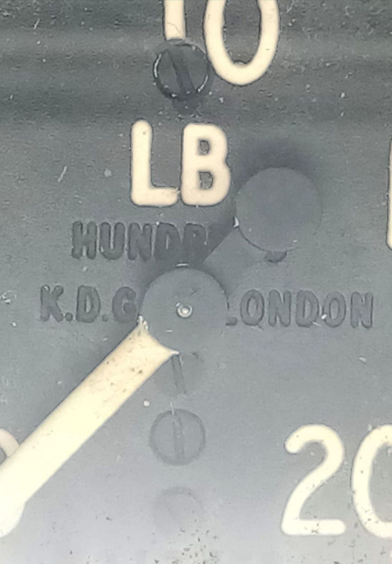 A Vintage RAF Aircraft Pressure Gauge - Military markings at rear. 5cm dial diameter. - Image 10 of 10