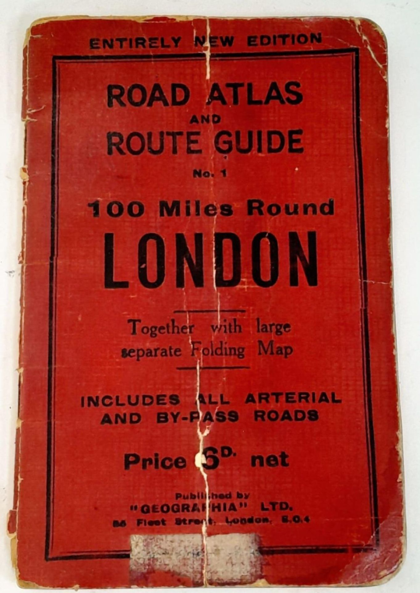 A vintage Road Atlas and Route Guide 100 miles round London - Image 3 of 10