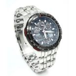 A Very Good Condition Citizen ‘Royal Air Force Red Arrows’ Eco Drive Chronograph Date Watch. 42mm