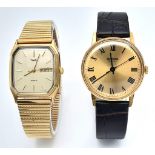 A Vintage Timex and Sekonda Quartz Watch. Sekonda -34mm and Timex - 28mm case. Both in good