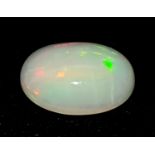 A 1.52ct Ethiopian Natural White Opal, in the Oval shape. Comes with the GFCO Certificate. ref: ZK