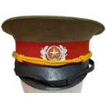 Vietnam War Era N.V.A Infantry Nco’s Visor Cap.