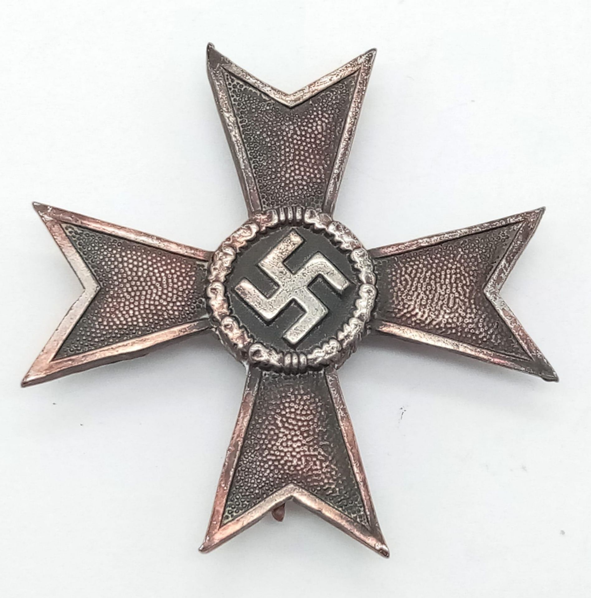 3rd Reich German War Merit Cross First Class with without swords, (non-combatant) die-struck