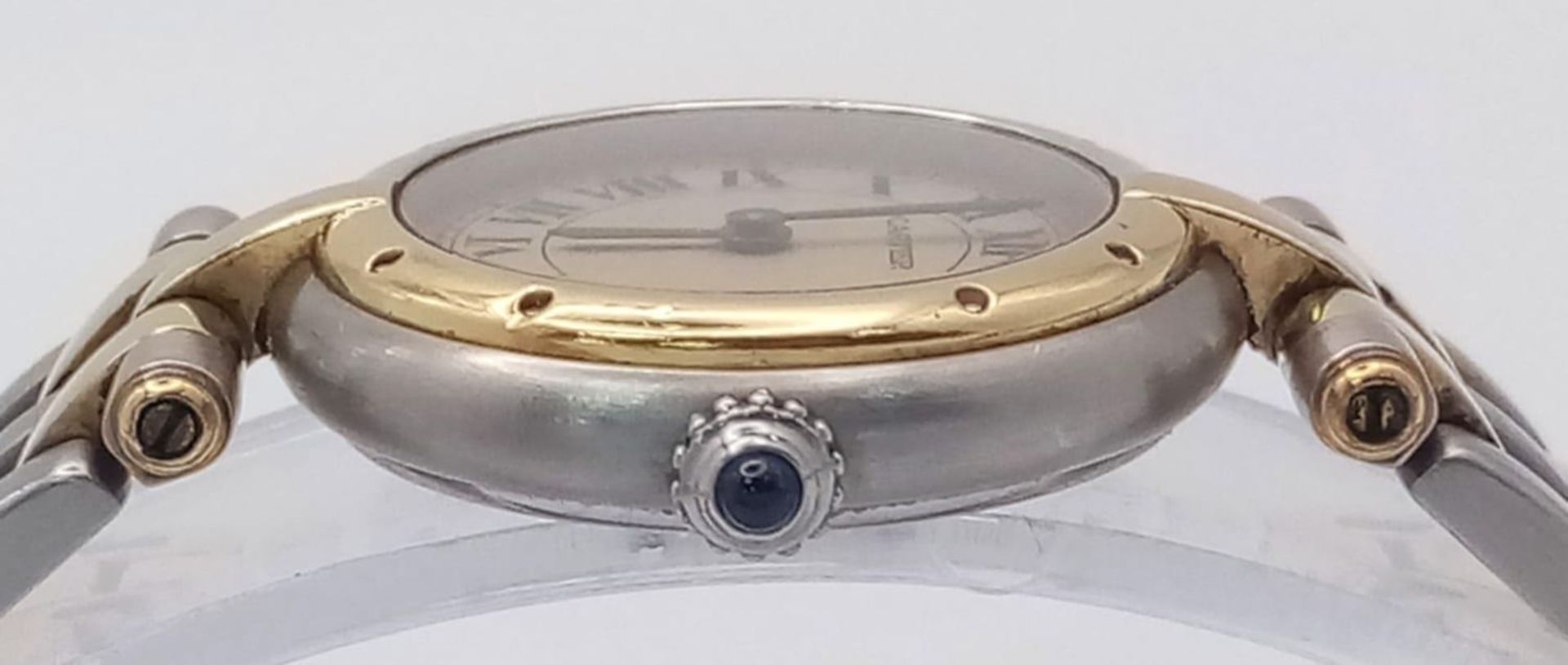 A Vintage Cartier Panthere Quartz Ladies Watch. Bi-metal (gold and stainless steel) bracelet and - Image 11 of 18