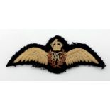 WW2 RAF Pilots Cloth Brevet Wings.