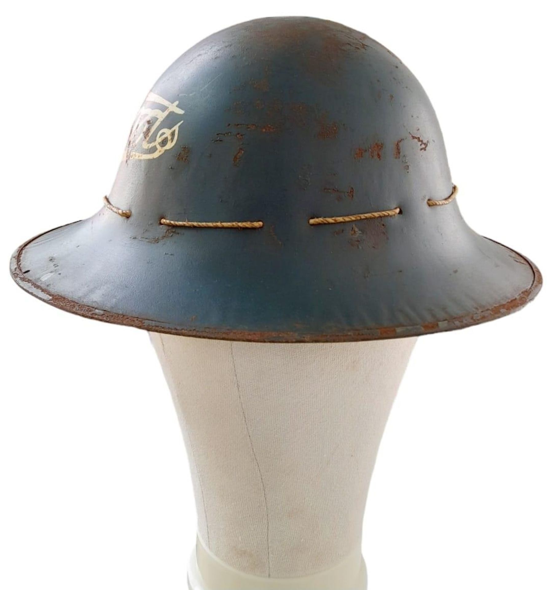 WW2 British Homefront. Boots The Chemist Zuckerman Helmet. Dated 1941. - Bild 2 aus 6