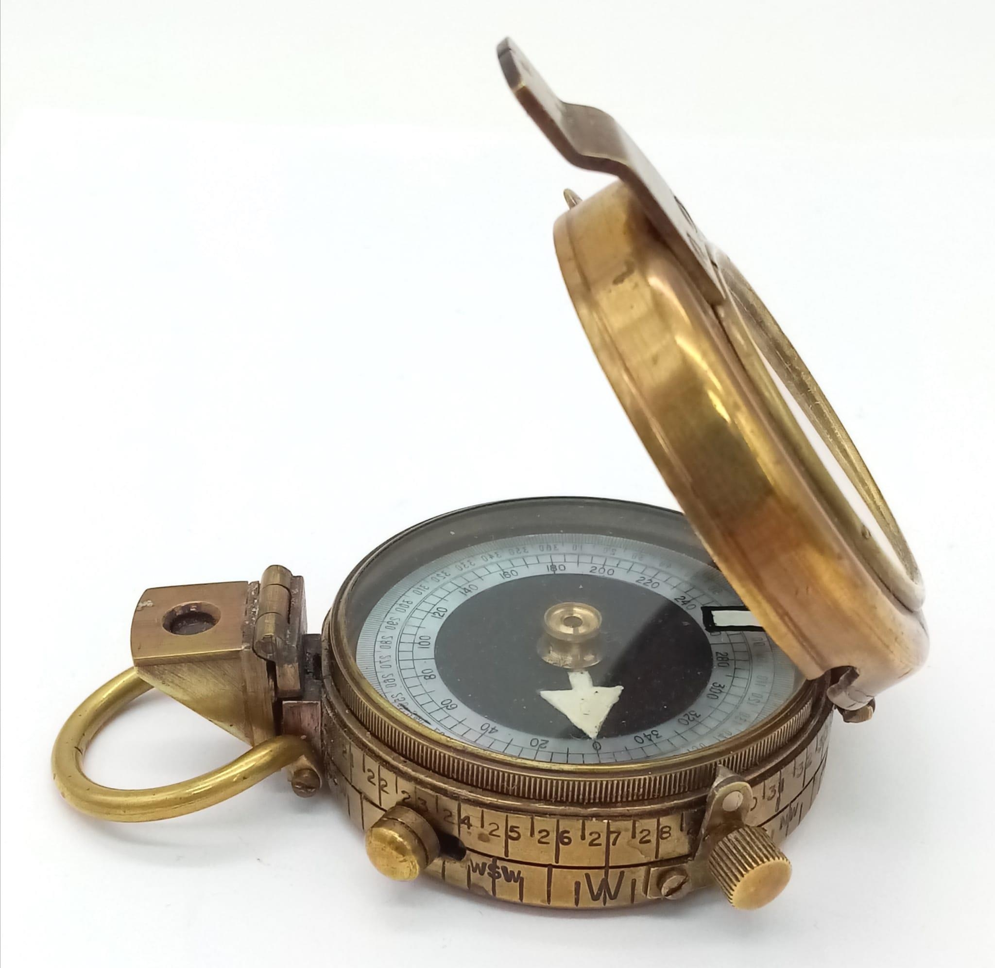 WW1 British Officers Compass Dated 1916 - Image 2 of 6