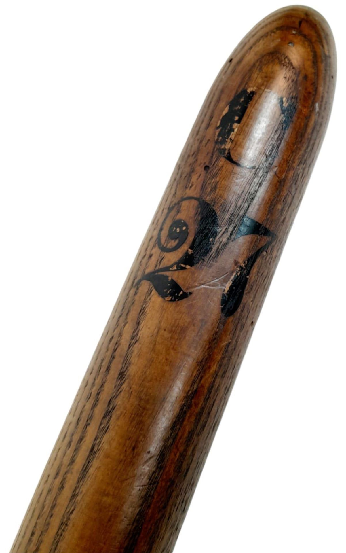 An Antique Victorian Police Truncheon. Markings of C27. 43cm length. - Image 3 of 4