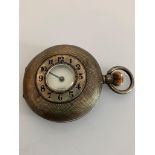Antique SILVER OMEGA HALF HUNTER POCKET WATCH. Full Hallmark for 1912. Retailed by the Army and Navy