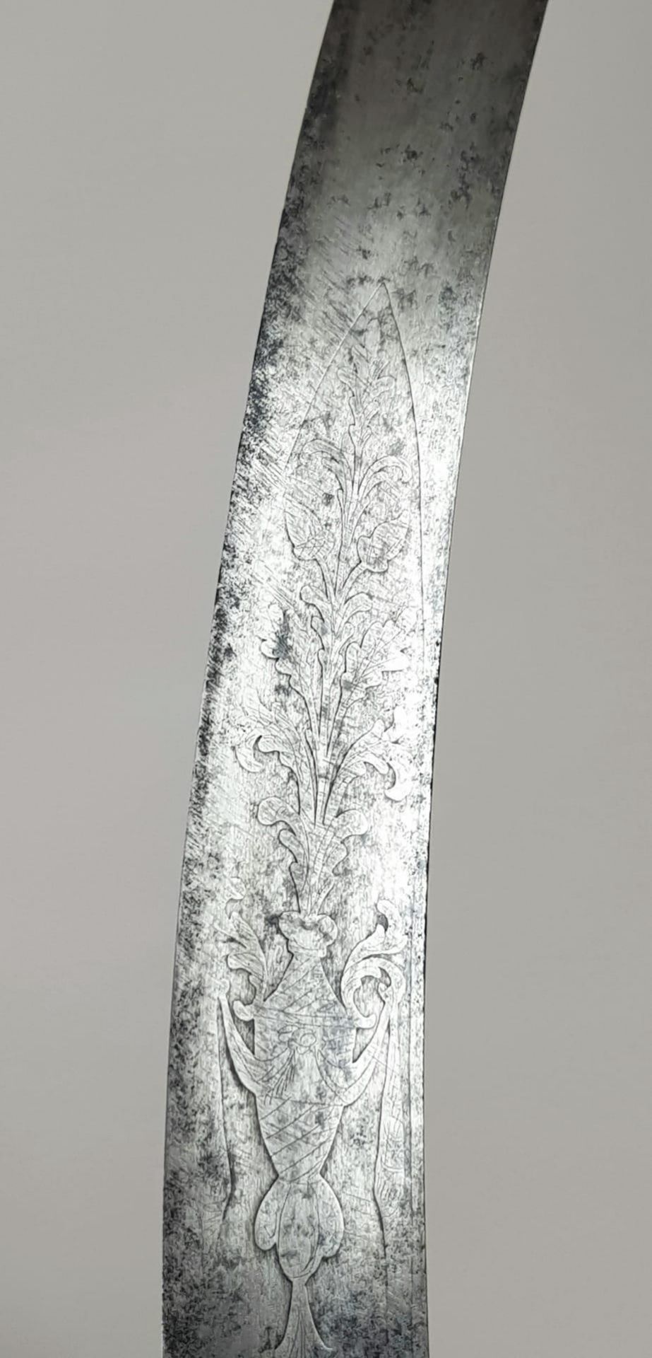 A Rare 1796 Curved OSBOURNE warranted sword. An original sword in very good condition, with hilt - Bild 14 aus 15