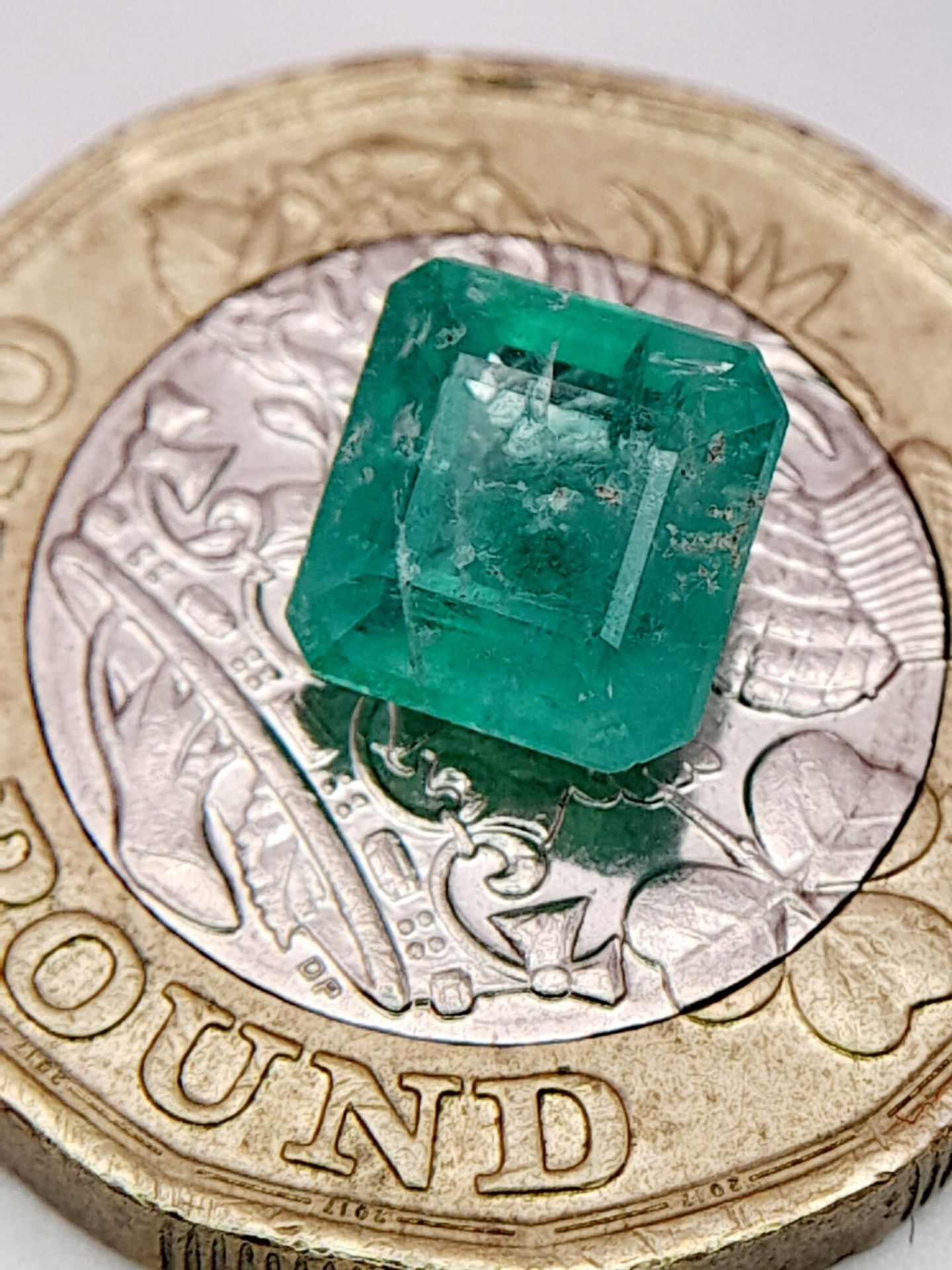 A 1.87ct Afghanistan Panjshir Mines Rare Emerald Gemstone - Comes with the GFCO Swiss Certificate. - Image 3 of 4