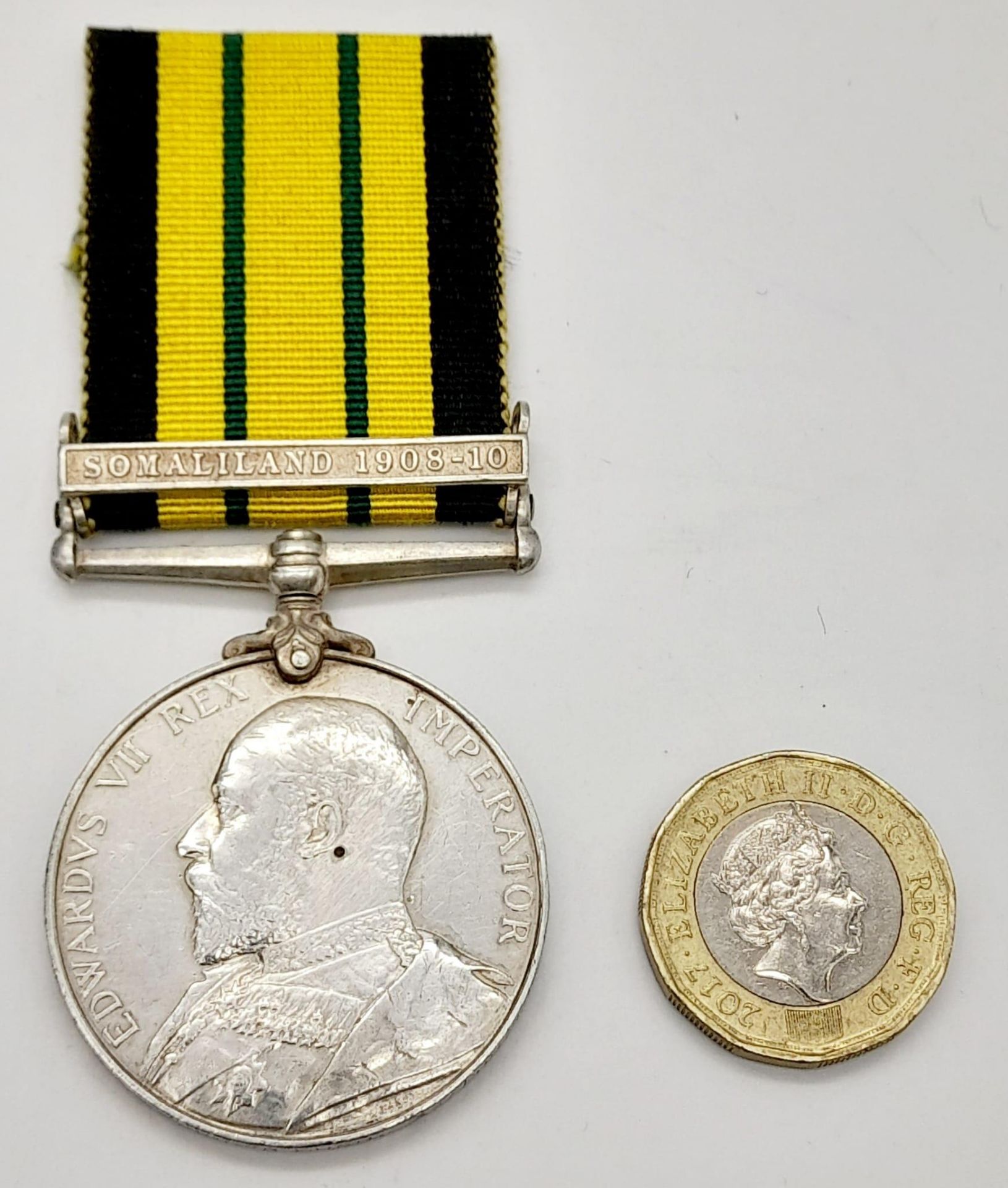 An Africa General Service Medal 1899 with clasp Somaliland 1908-10. Named to 168 Sepoy Ghulab Khan - Bild 6 aus 7