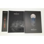 COLLECTION OF 2X ZENITH WATCH COMPANY NOTEBOOKS WITH A ZENITH BOOKMARK