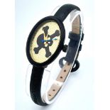 A Vivienne Westwood Skull and Crossbone Watch. Oval case - 22mm. In working order.