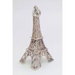 STERLING SILVER PARIS EIFFEL TOWER CHARM / PENDANT 3.8G