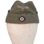 3rd Reich M34 Army Overseas Cap. Made by Schubt, Berlin. Super condition for its age