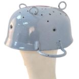 Enamel Colander Made from a German Paratroopers Helmet. 1933