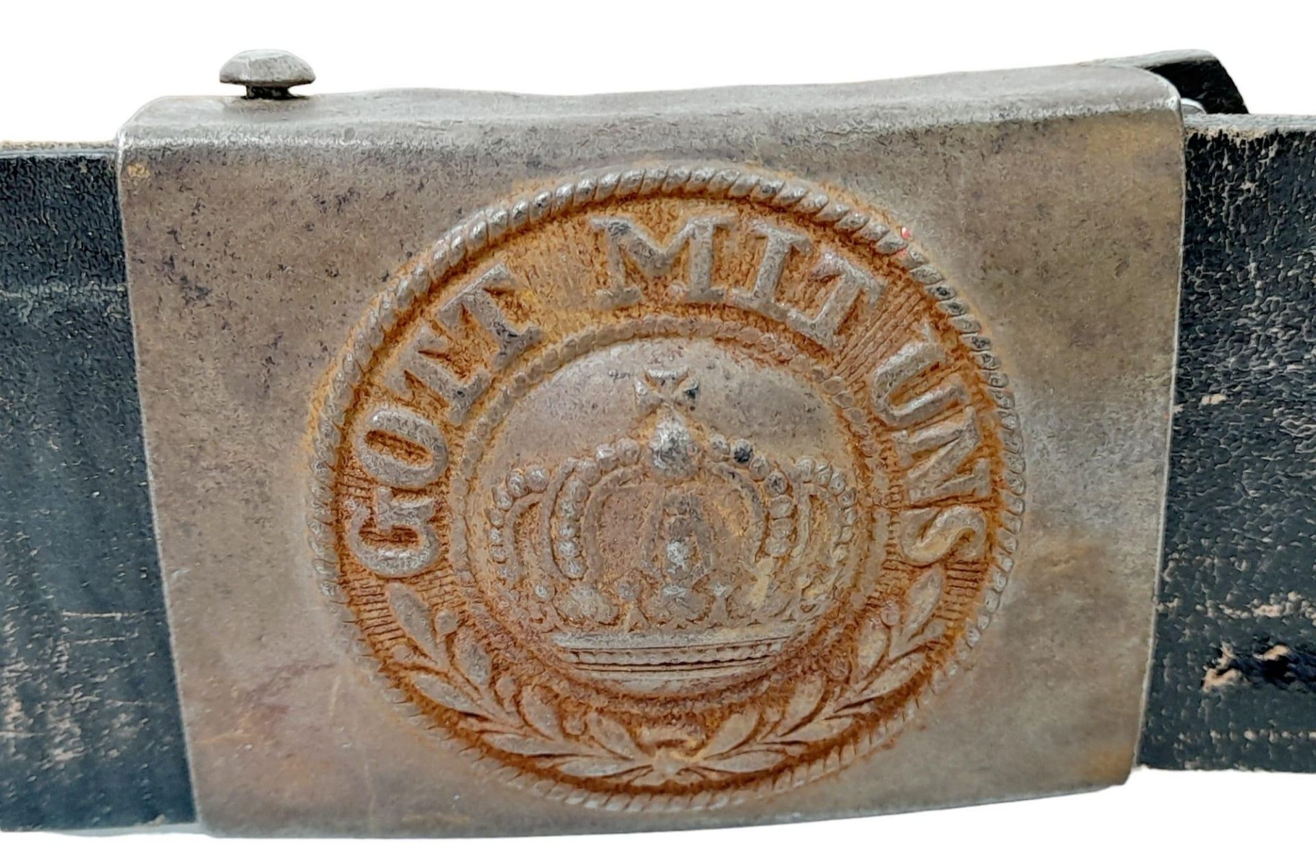 WW1 Imperial German “God With Us” Buckle and belt - Bild 2 aus 5