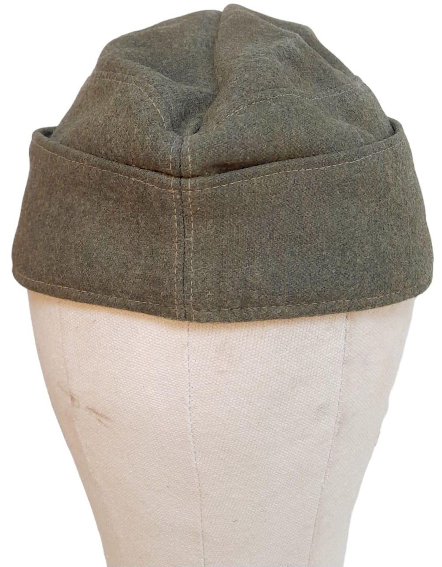 3rd Reich M34 Army Overseas Cap. Made by Schubt, Berlin. Super condition for its age - Bild 3 aus 4