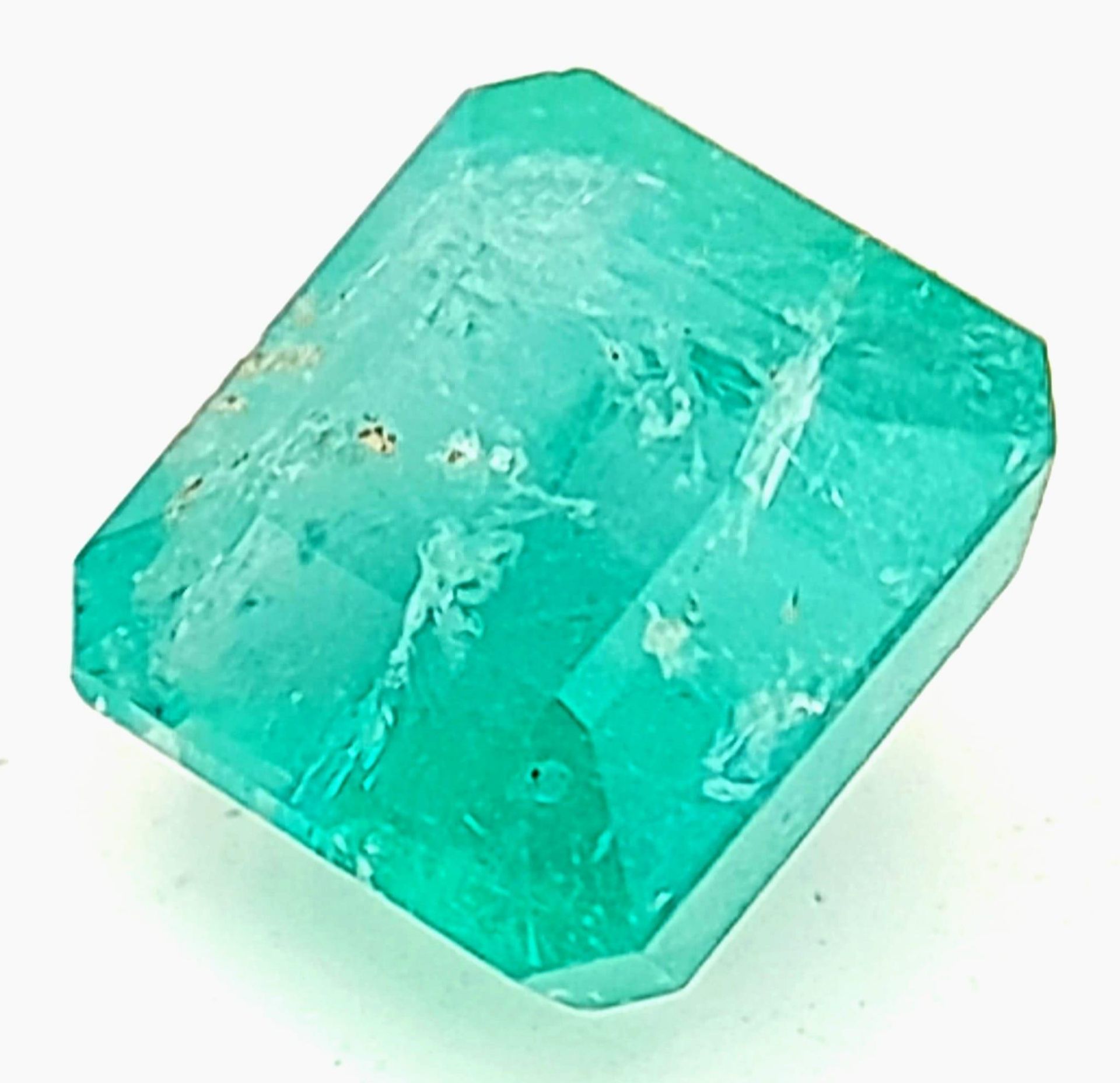 A 1.87ct Afghanistan Panjshir Mines Rare Emerald Gemstone - Comes with the GFCO Swiss Certificate.