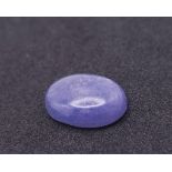 A 8.12ct Tanzanite Cabochon Gemstone - Comes with the GFCO Swiss Certificate. ref: ZK 088