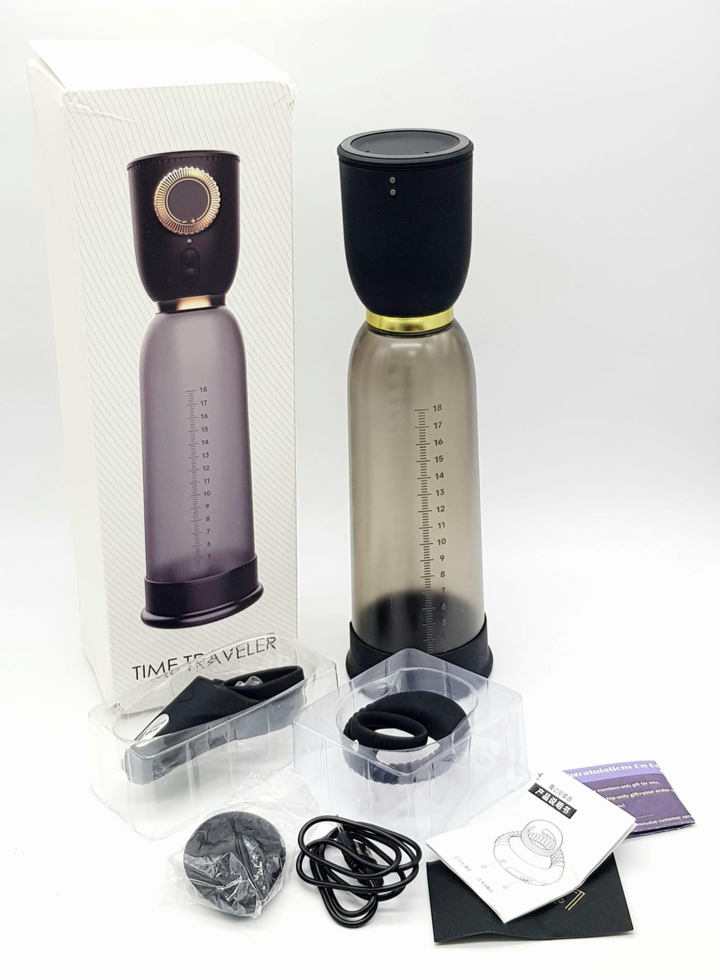Time Traveller Penis Pump and penis ring vibrators. Unused in original packaging - Image 6 of 8