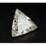 A Trillion Cut SI1 0.29ct Diamond - Comes with a certificate.