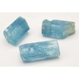 41ctw of Aquamarine Rough Crystals.