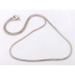 STERLING SILVER SNAKE CHAIN, WEIGHT 7.1G